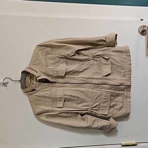 Cream Utility Coat